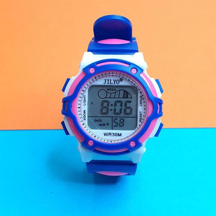 ساعت مچی طرح جی شاک رنگبندی بنفش sport watch